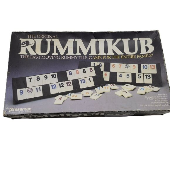Rummikub Original Game Vintage 1980 Rummy Tile Pressman No 400 Complete w Rules - Picture 1 of 9